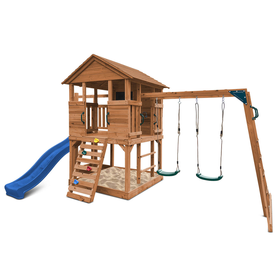 Kingston Elevated Cubby House with Slide - by Lifespan Kids