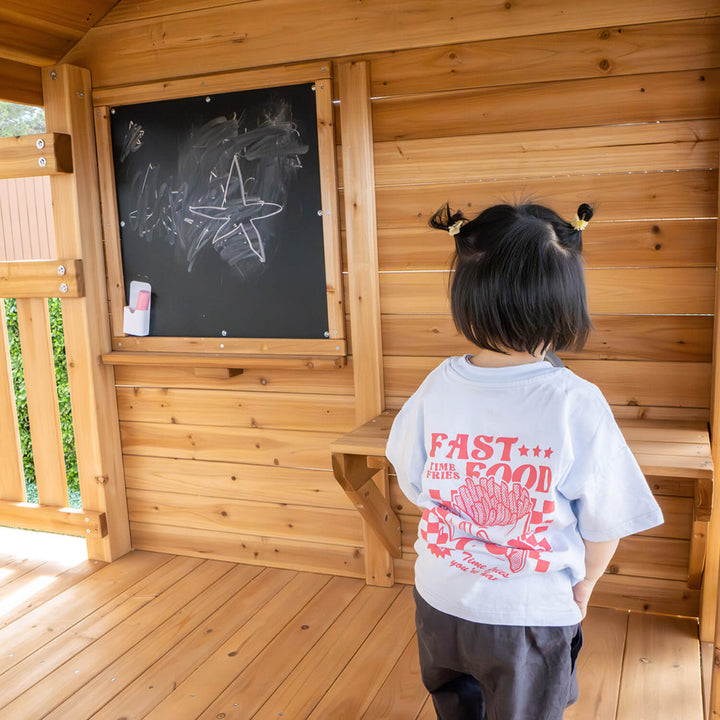 Kingston Elevated Cubby House with Slide - by Lifespan Kids