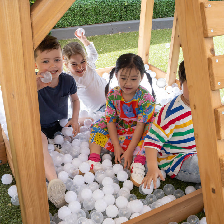 Kingston Elevated Cubby House with Slide - by Lifespan Kids