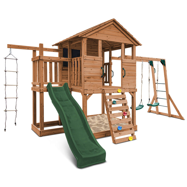Kingston Elevated Cubby House with Slide - by Lifespan Kids