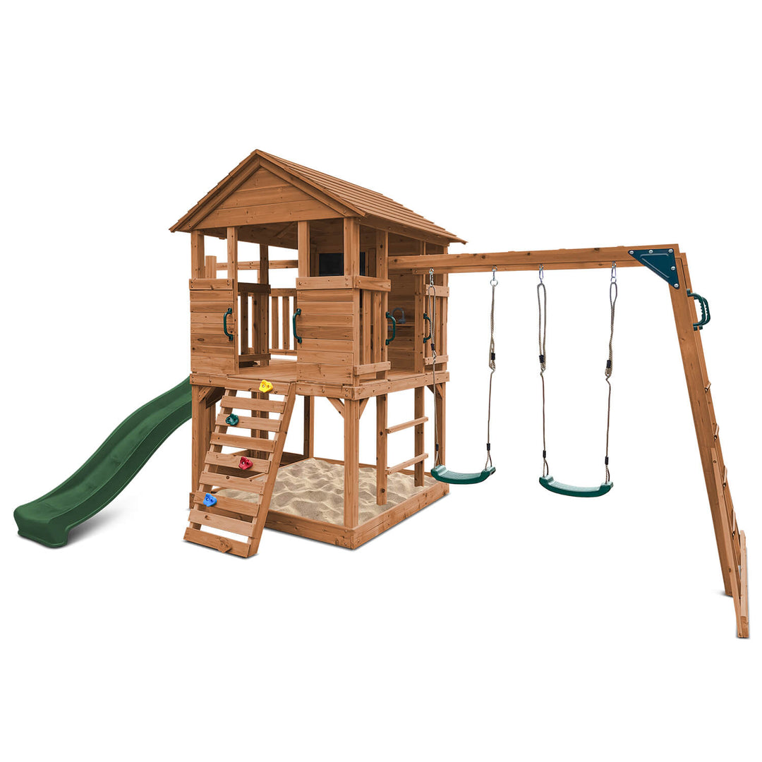 Kingston Elevated Cubby House with Slide - by Lifespan Kids