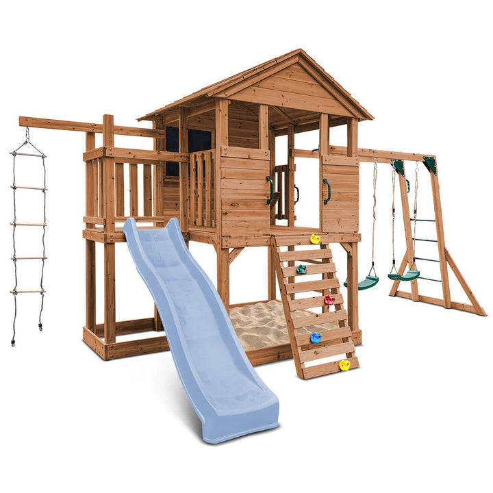 Kingston Elevated Cubby House with Slide - by Lifespan Kids