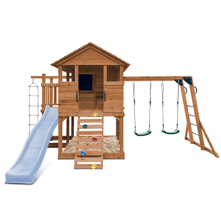 Kingston Elevated Cubby House with Slide - by Lifespan Kids