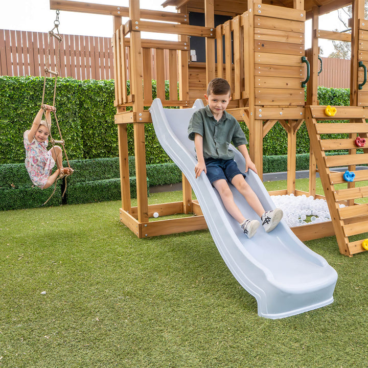Kingston Elevated Cubby House with Slide - by Lifespan Kids