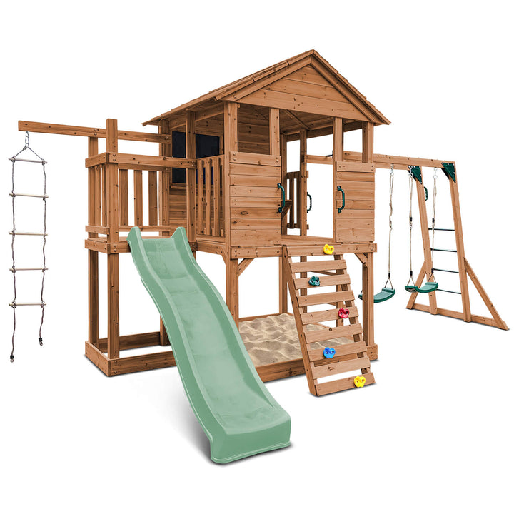 Kingston Elevated Cubby House with Slide - by Lifespan Kids
