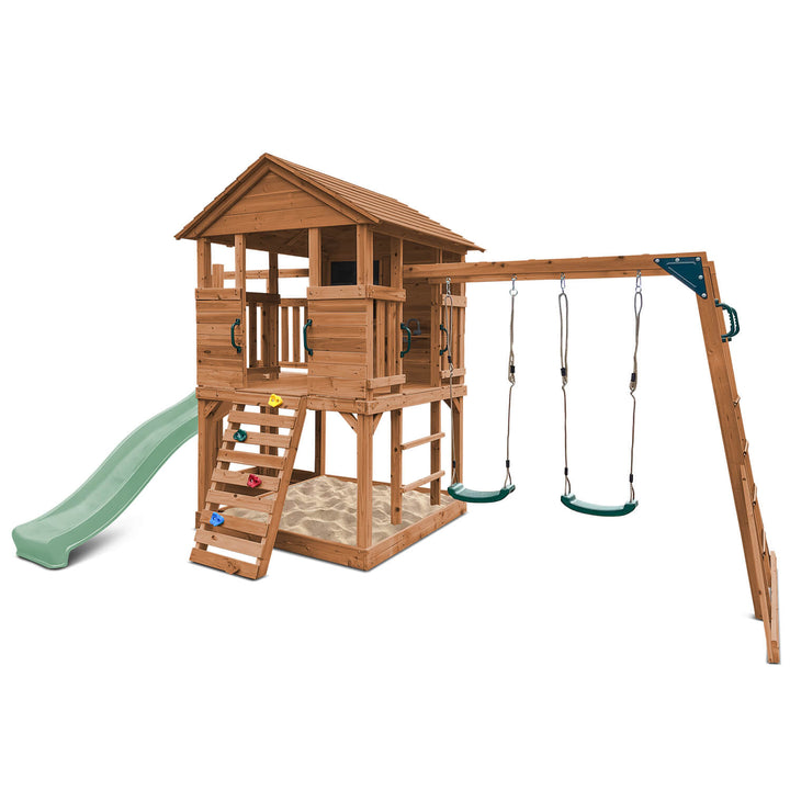 Kingston Elevated Cubby House with Slide - by Lifespan Kids