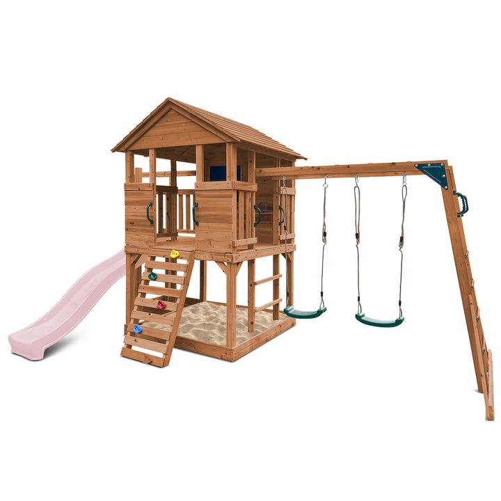 Kingston Elevated Cubby House with Slide - by Lifespan Kids