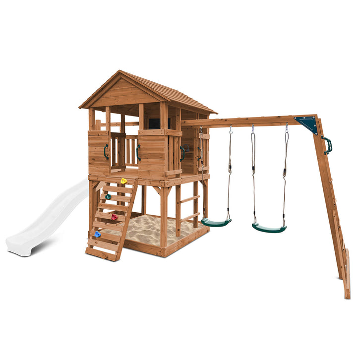 Kingston Elevated Cubby House with Slide - by Lifespan Kids