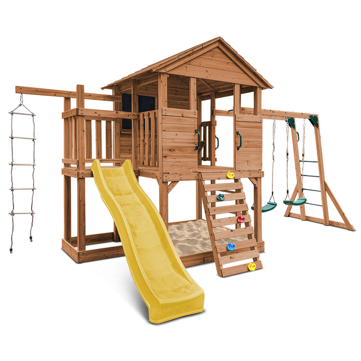 Kingston Elevated Cubby House with Slide - by Lifespan Kids