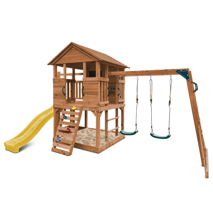 Kingston Elevated Cubby House with Slide - by Lifespan Kids