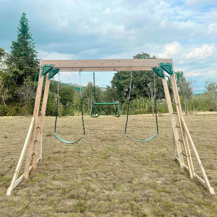 Daintree 2-in-1 Monkey Bars & Swing Set with Acrobat Bar/Trapeze - Lifespan Kids