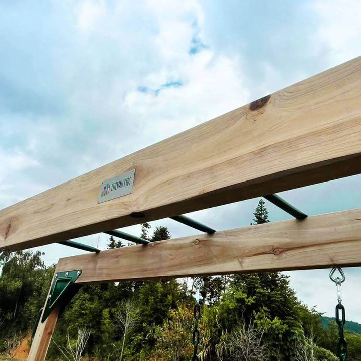 Daintree 2-in-1 Monkey Bars & Swing Set with Acrobat Bar/Trapeze - Lifespan Kids