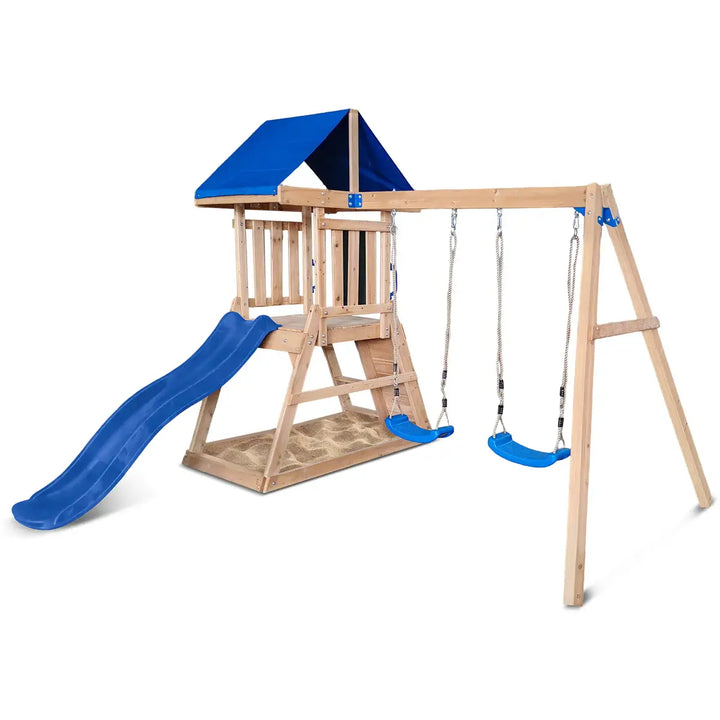 Hazelbrook Swing Set & Playground with 1.8m Slide - Lifespan Kids