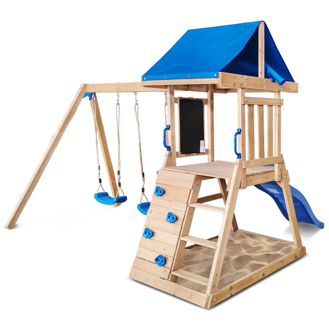 Hazelbrook Swing Set & Playground with 1.8m Slide - Lifespan Kids