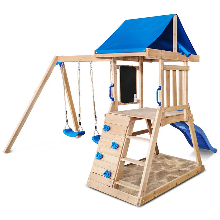 Hazelbrook Swing Set & Playground with 1.8m Slide - Lifespan Kids