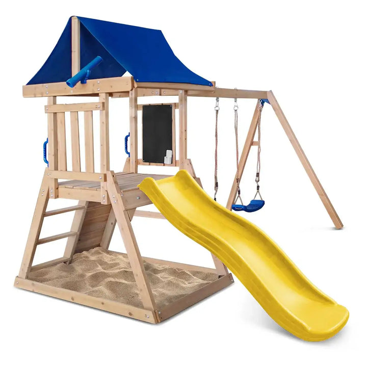 Hazelbrook Swing Set & Playground with 1.8m Slide - Lifespan Kids