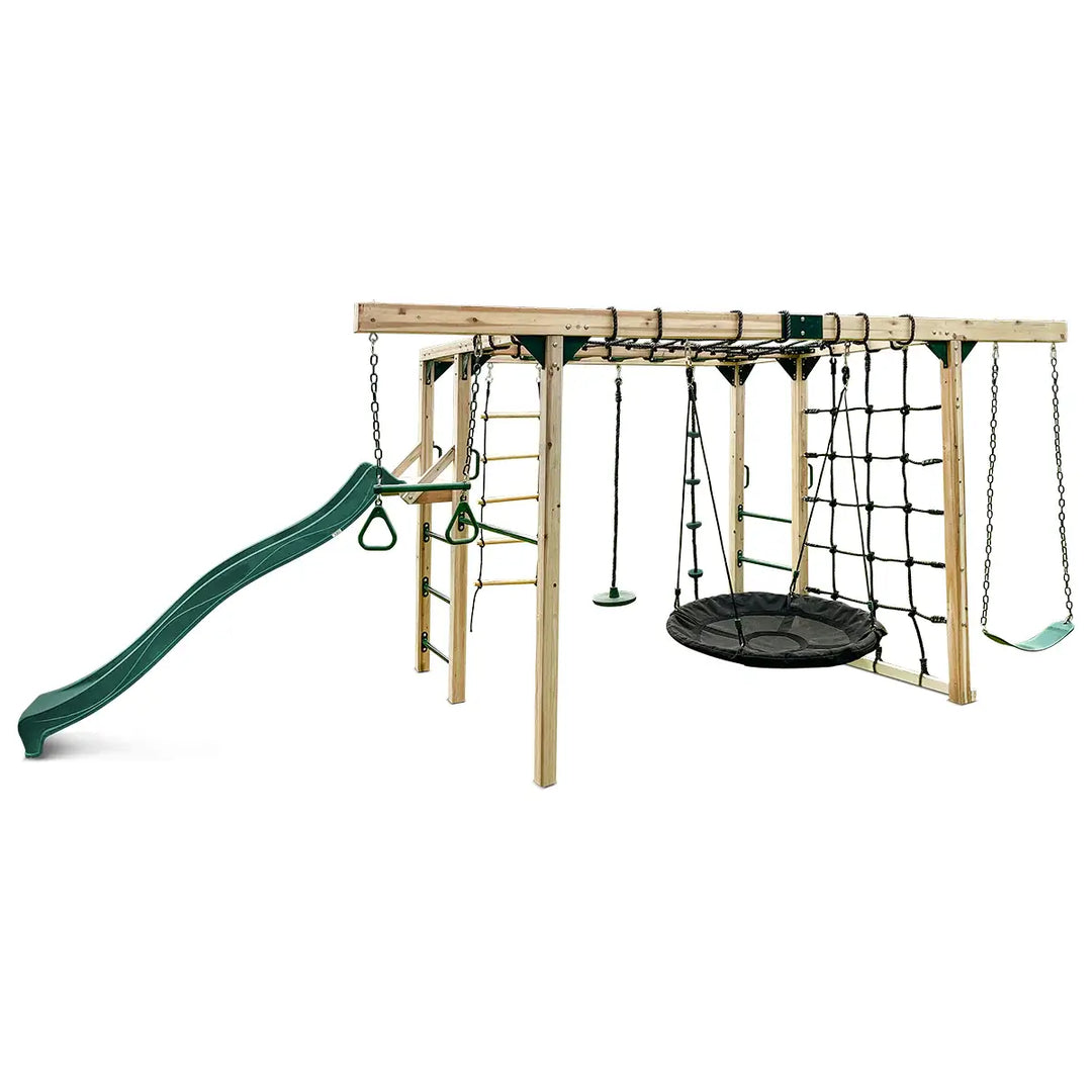 Lifespan Kids Orangutan Climbing Cube Jungle Gym Play Centre + Yellow or Green Slide
