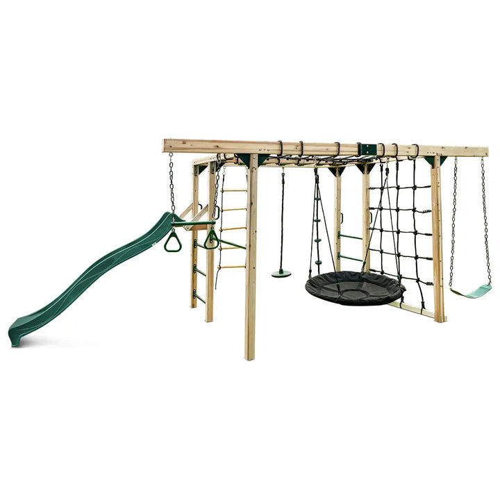 Lifespan Kids Orangutan Climbing Cube Jungle Gym Play Centre + Yellow or Green Slide