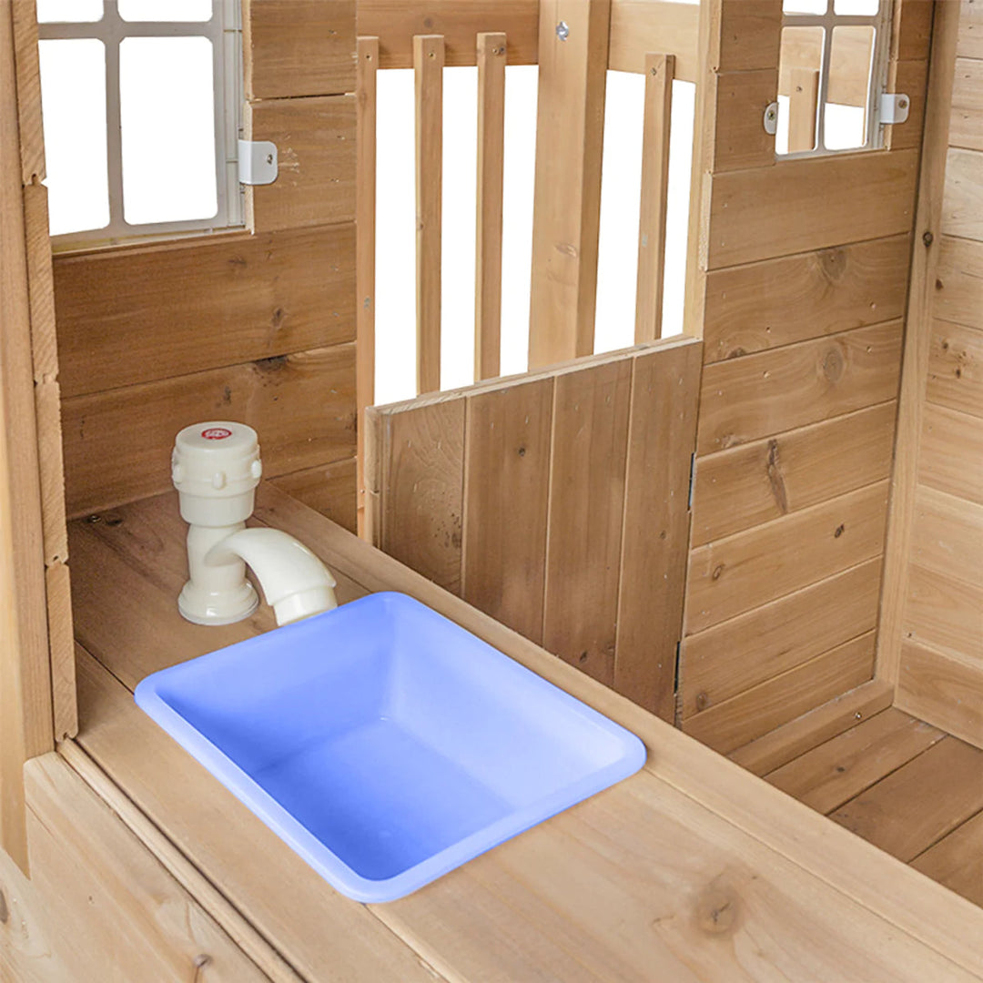 Silverton Cubby House with 1.8m Slide - Lifespan Kids