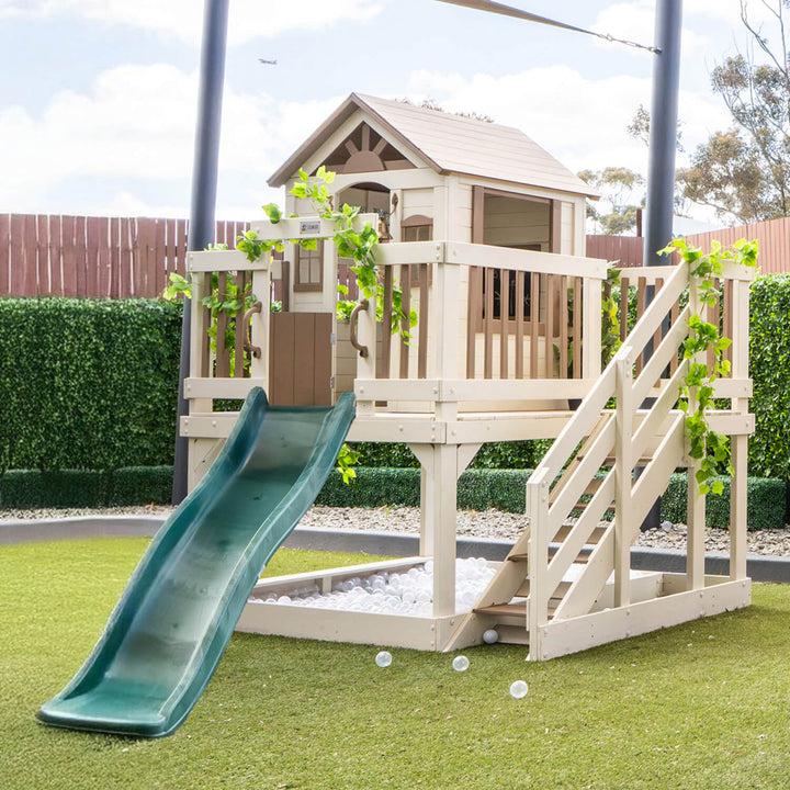 Silverton Cubby House with 1.8m Slide - Lifespan Kids