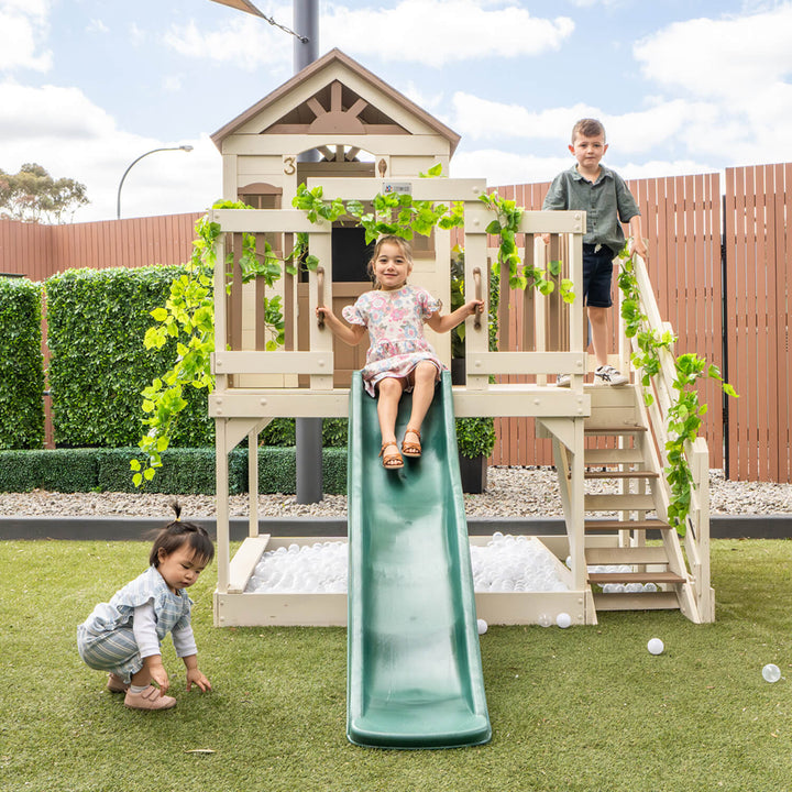 Silverton Cubby House with 1.8m Slide - Lifespan Kids