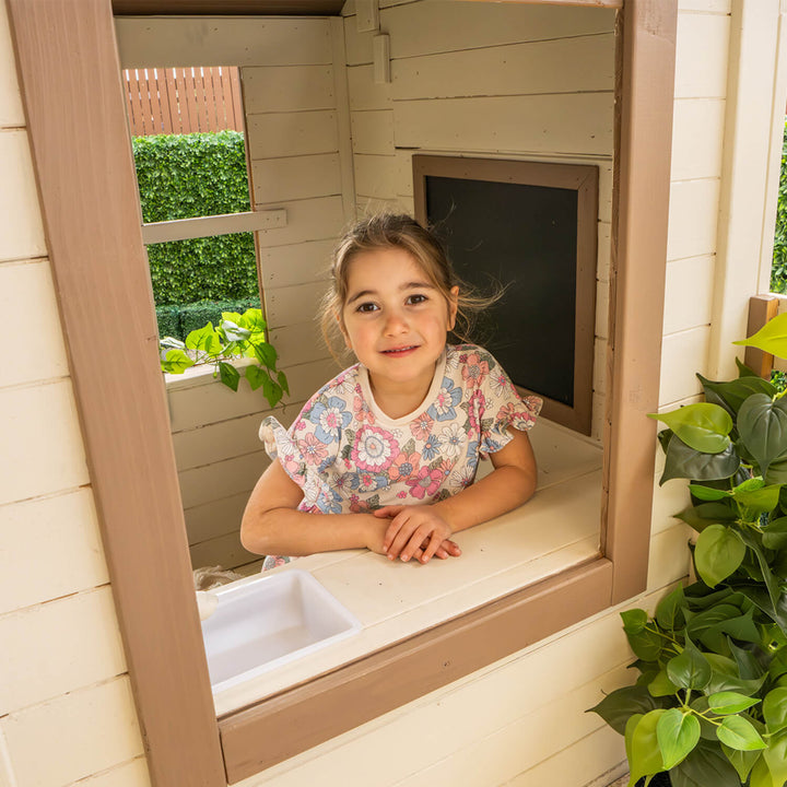 Silverton Cubby House with 1.8m Slide - Lifespan Kids