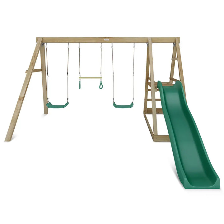 Winston 4-Station Timber Swing Set with Slide - Lifespan Kids