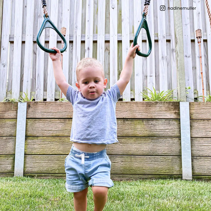 Winston 4-Station Timber Swing Set with Slide - Lifespan Kids