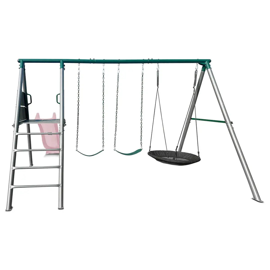 Europa Commercial Steel Swing Set - Lifespan Kids