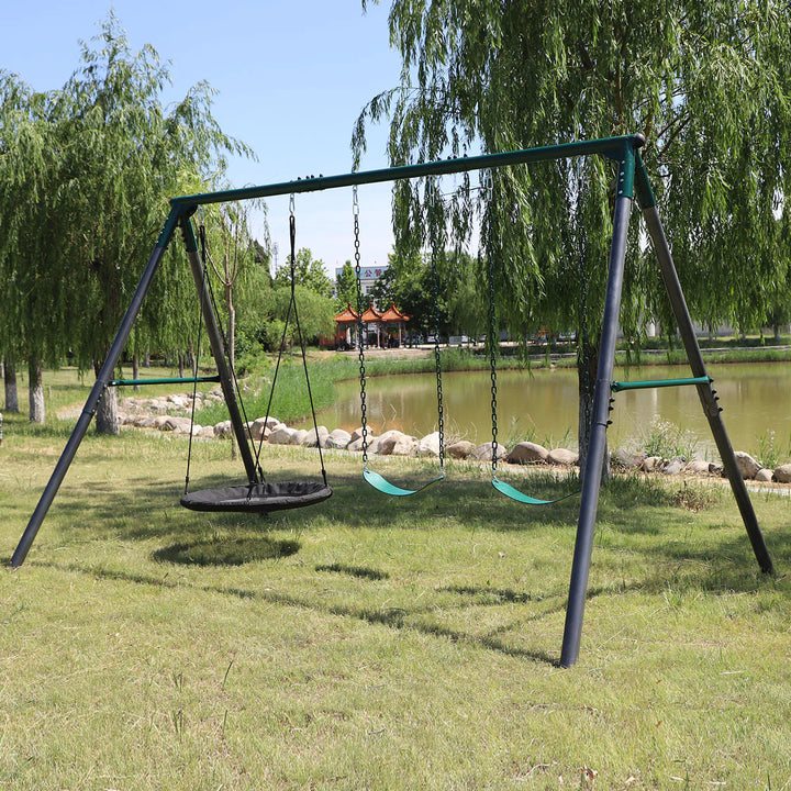 Titan Commercial Steel Swing Set - Lifespan Kids