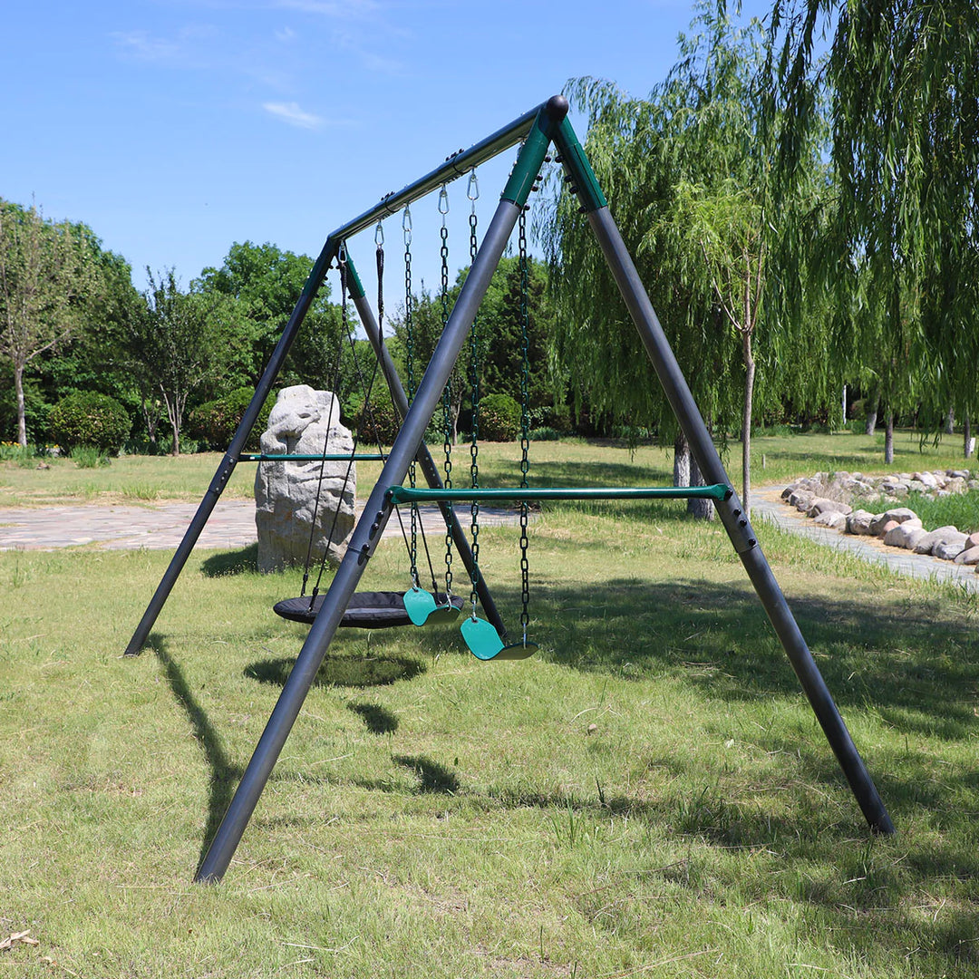 Titan Commercial Steel Swing Set - Lifespan Kids