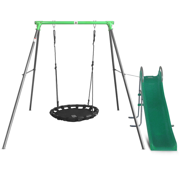Cellar Nest Swing Set with Slippery Slide - Lifespan Kids