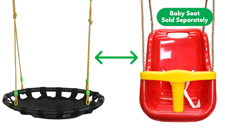 Lynx Metal Swing Set with Slide - Lifespan Kids