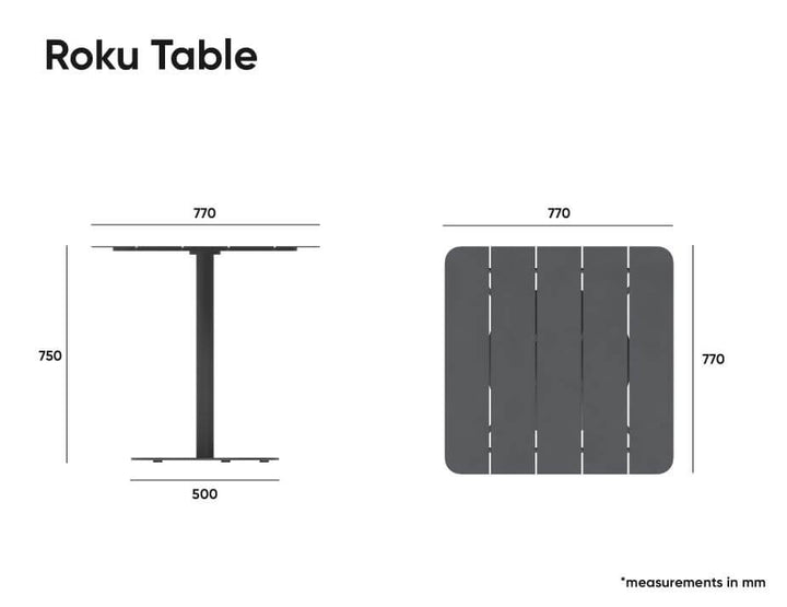 Roku Cafe Table Outdoor