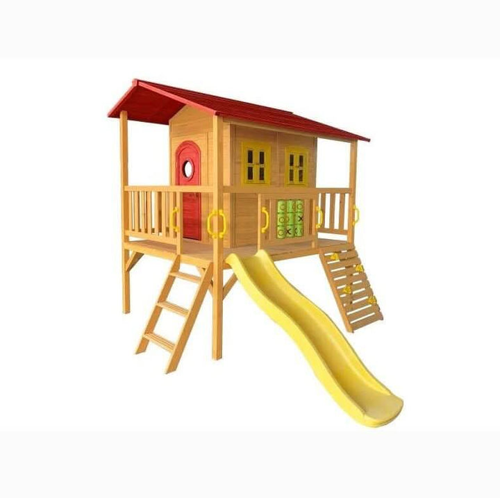 Kidzshack Sweet Shack Cubby House with Swing Set