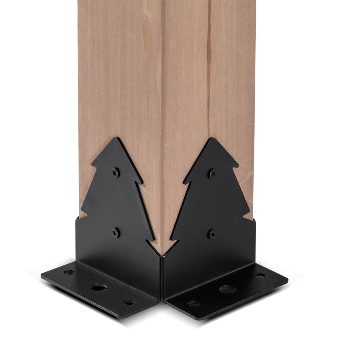 Maryborough 3.6m x 3m Timber & Steel Double Hip Roof Gazebo - Yardtopia