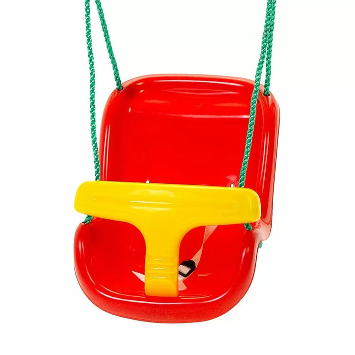 Plum Play Baby Swing Seat with Rope Extensions (Red or Pink)