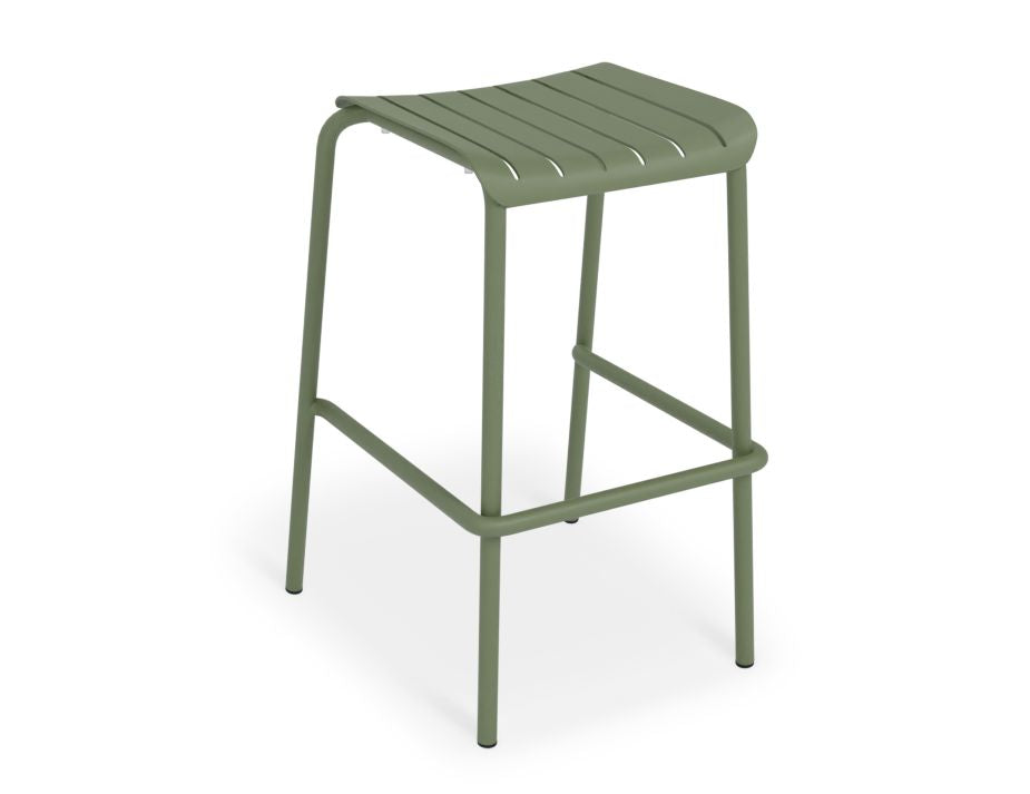 Roku Outdoor Backless Bar Stool