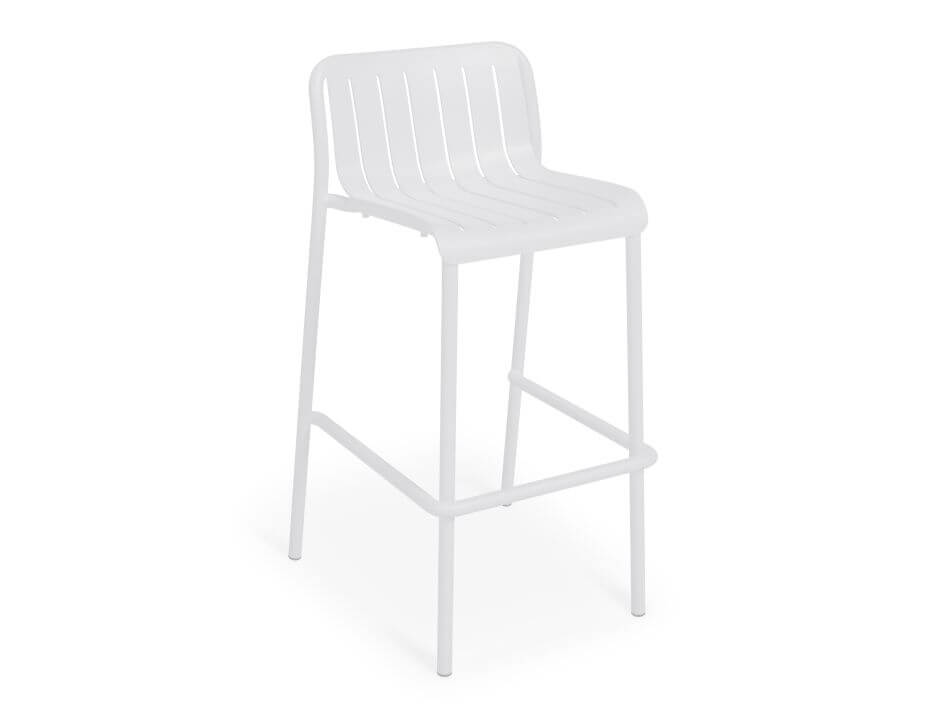 Level Roku Outdoor Bar Stool (Avail in Eucalyptus Green, White & Charcoal)