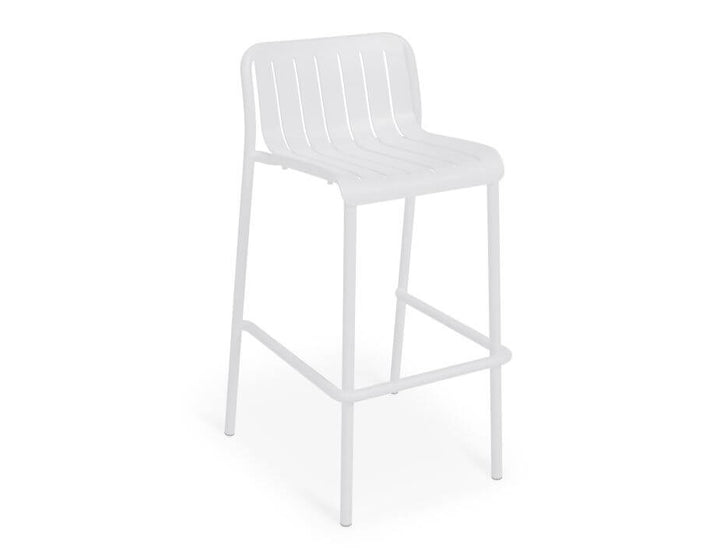 Level Roku Outdoor Bar Stool (Avail in Eucalyptus Green, White & Charcoal)