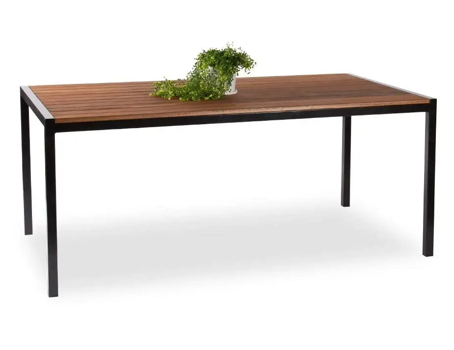 Moonah Outdoor Dining Table - Spotted Gum (Custom Made)