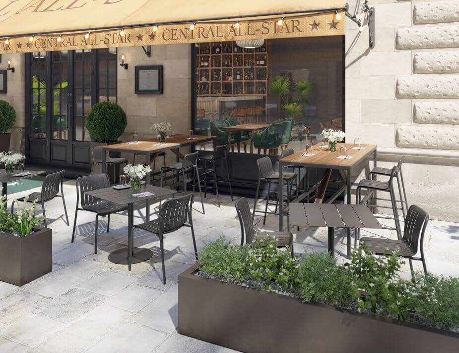 Roku Outdoor Bar Stool