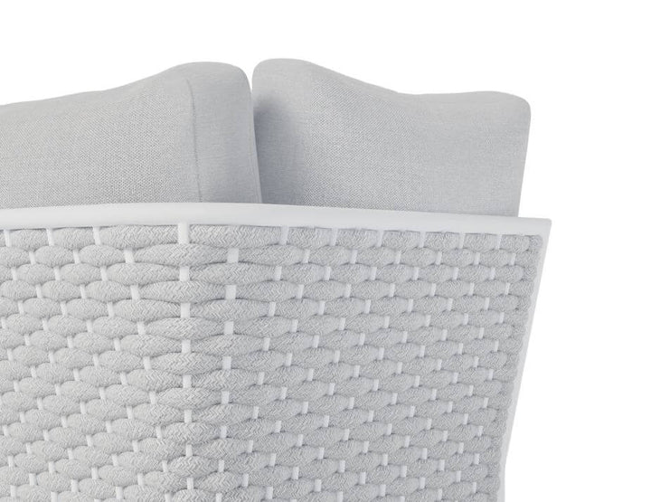 Siano Modular Left Arm 2 Seater - Outdoor - White