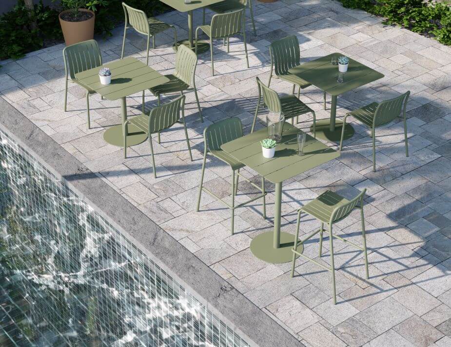 Roku Outdoor Bar Stool