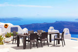 Siesta Vegas Table 260-300 & Ibiza Arm Chairs - 6 Seater Outdoor Dining Set