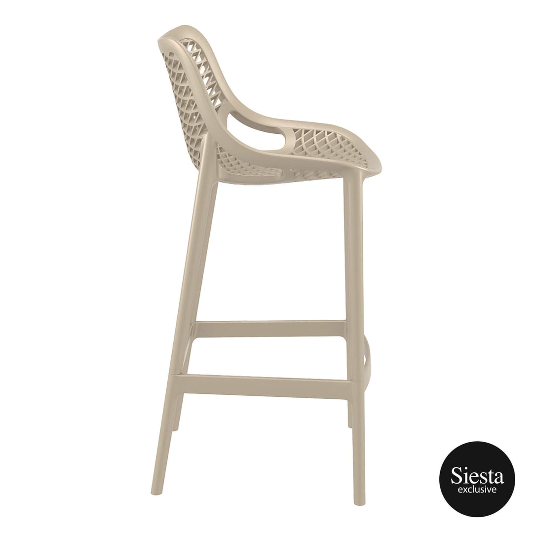 Vegas Bar Table & Air Barstool 75 4 Seat Package