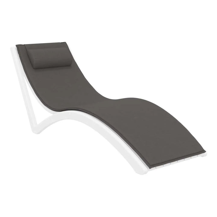 Siesta Slim Sunlounger with Cushion & Ocean Side Table - 3pc Package