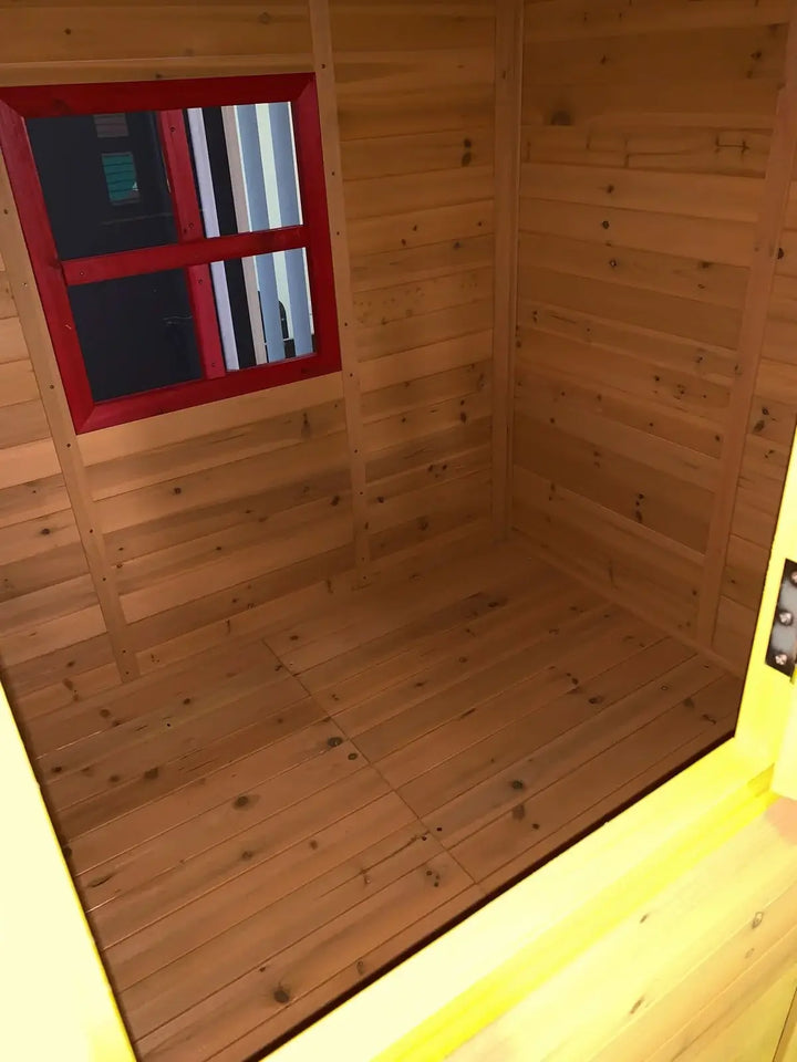 Kidzshack Sweet Shack Cubby House with Swing Set