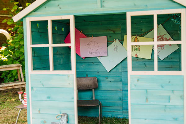 Plum Garden Hut Wooden Playhouse