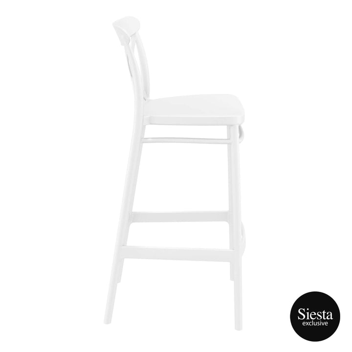 Vegas Bar Table & Cross Barstool 75 - 4 Seat Package